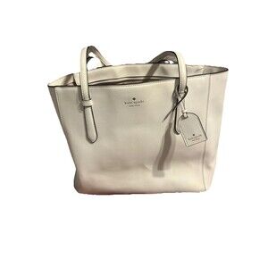 Kate Spade New York Schuyler Women's Cream Meringue Tote Bag Medium